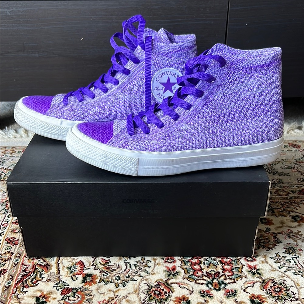 Converse Women's Purple High-Top Sneakers